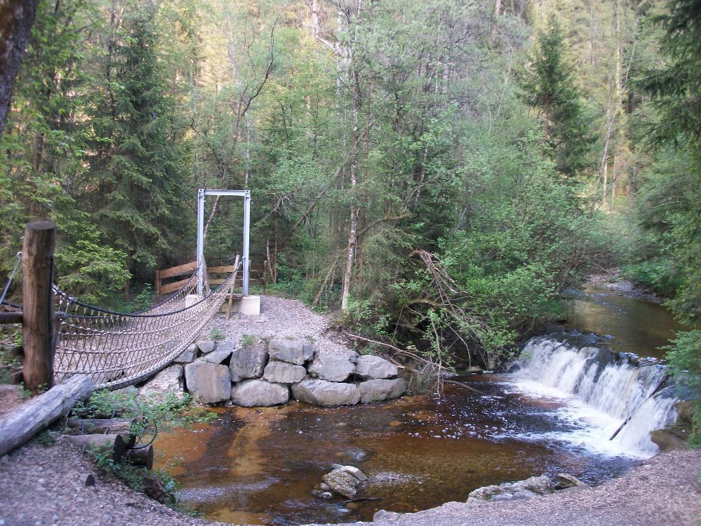 Eine Brücke über die Durach