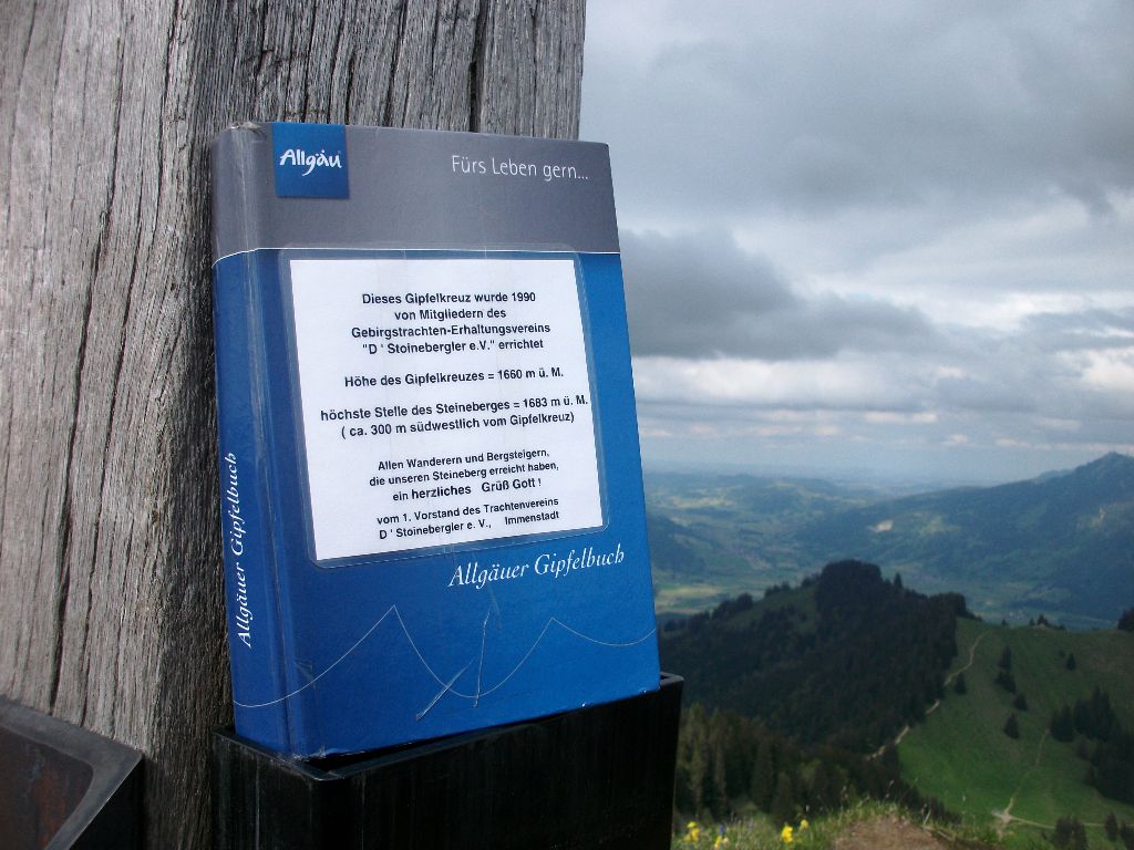 Steineberg-Gipfelbuch