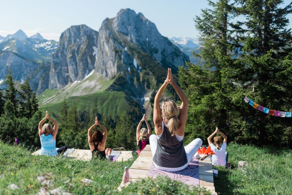 Yoga am Breitenberg Pfronten mit ayurvedischem Frühstück